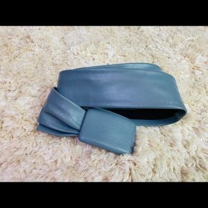 Vintage Gray Pleather Belt
